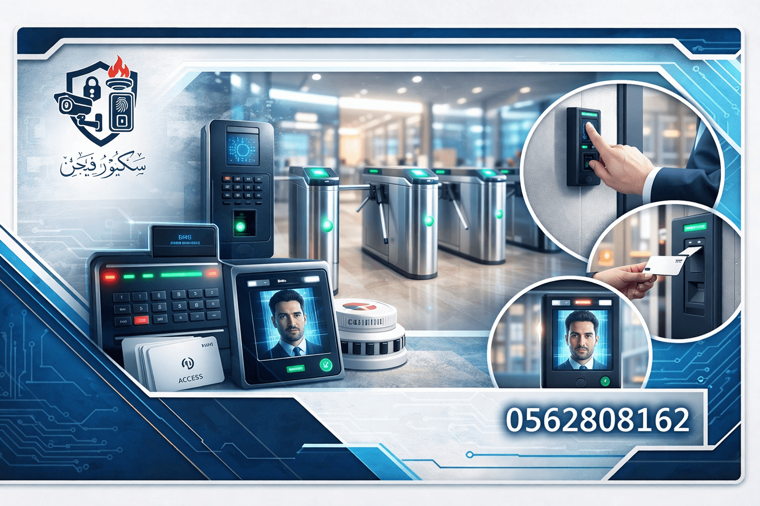 اكتشف تركيب وترقية أنظمة التحكم في الدخول بالمنطقة الشرقية